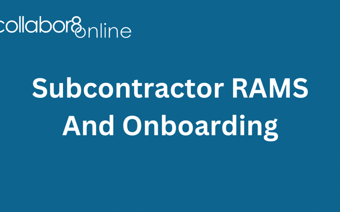 Subcontractor RAMS and Onboarding